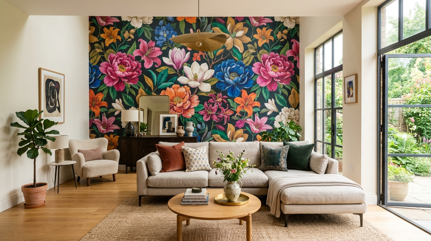 14 Bold Living Room Wallpaper Ideas for a Statement Making Space